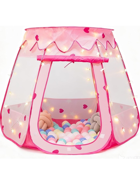 Other - Kids Pink Play Castle Tent with star lights